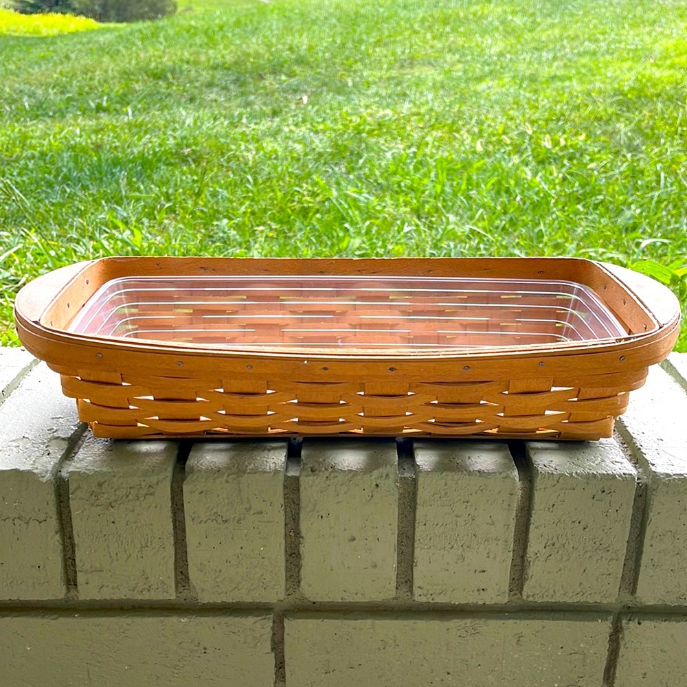 Longaberger tray basket